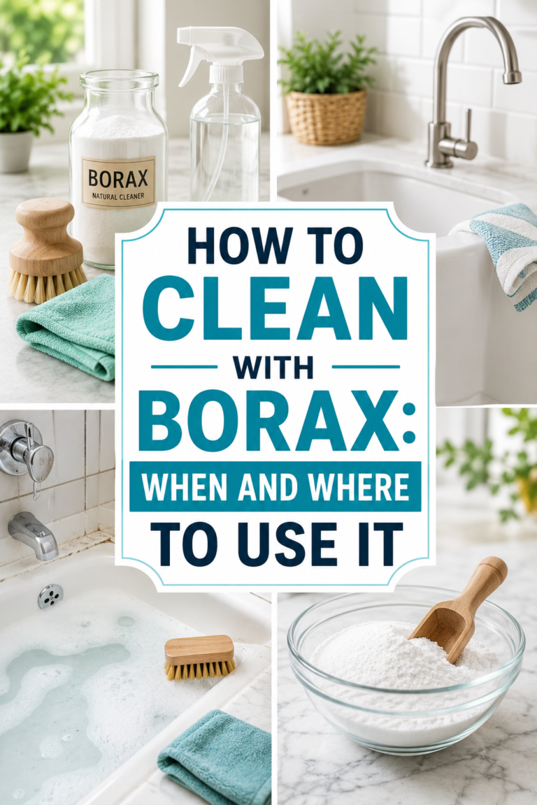 Clean with Borax
