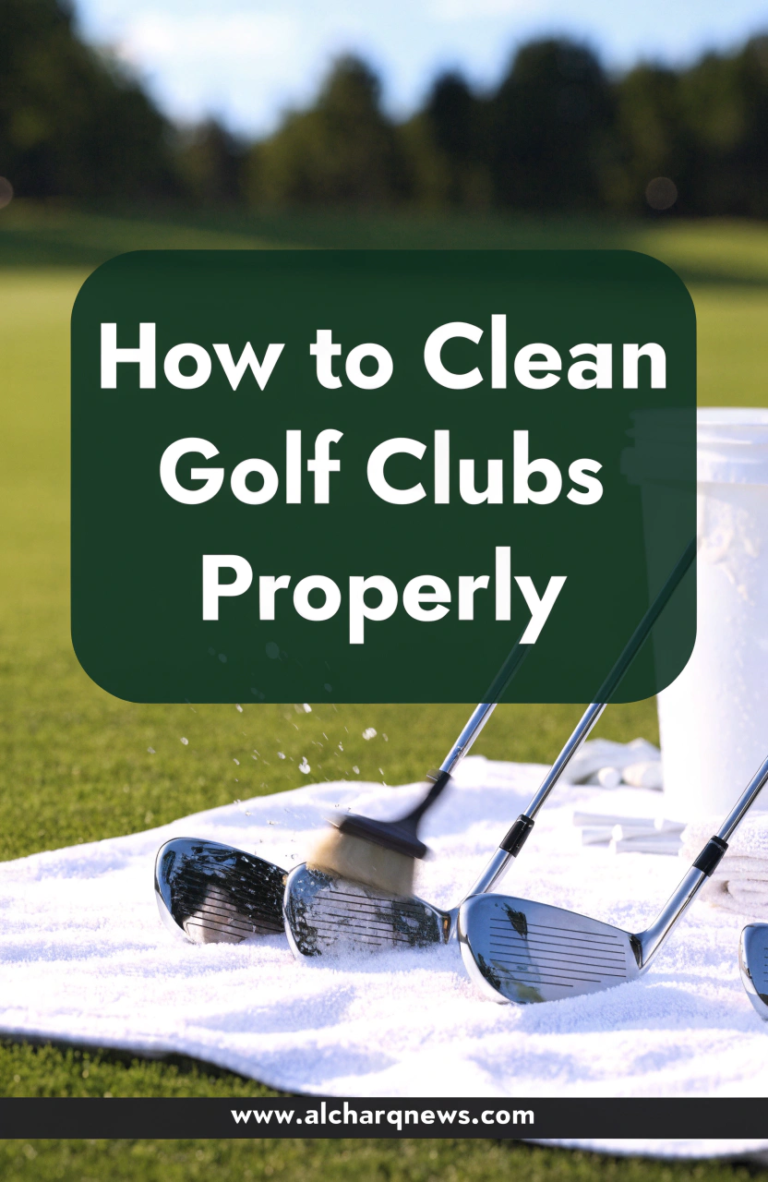 Clean Golf Clubs Properly