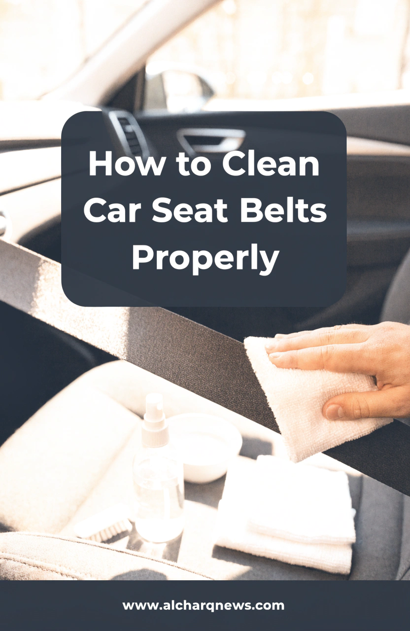 Clean Car Seat Belts