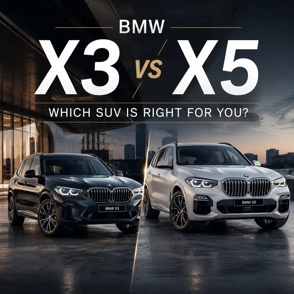 BMW X3 vs X5